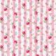 MINDY'S FLORAL STRIPE - ROSE