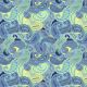 DROPLET PAISLEY - BLUE/MINT