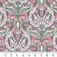 VIBRANT DAMASK - GRAY/ORANGE