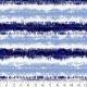INK BLOT STRIPE - INDIGO