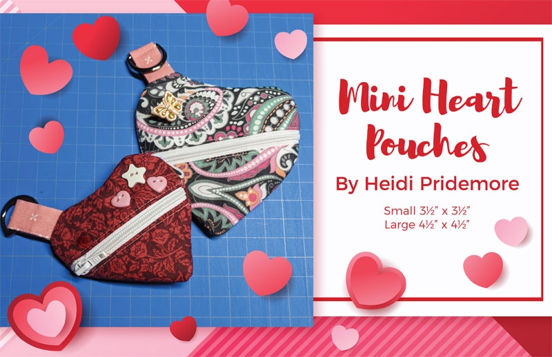 Mini Heart Pouches 
