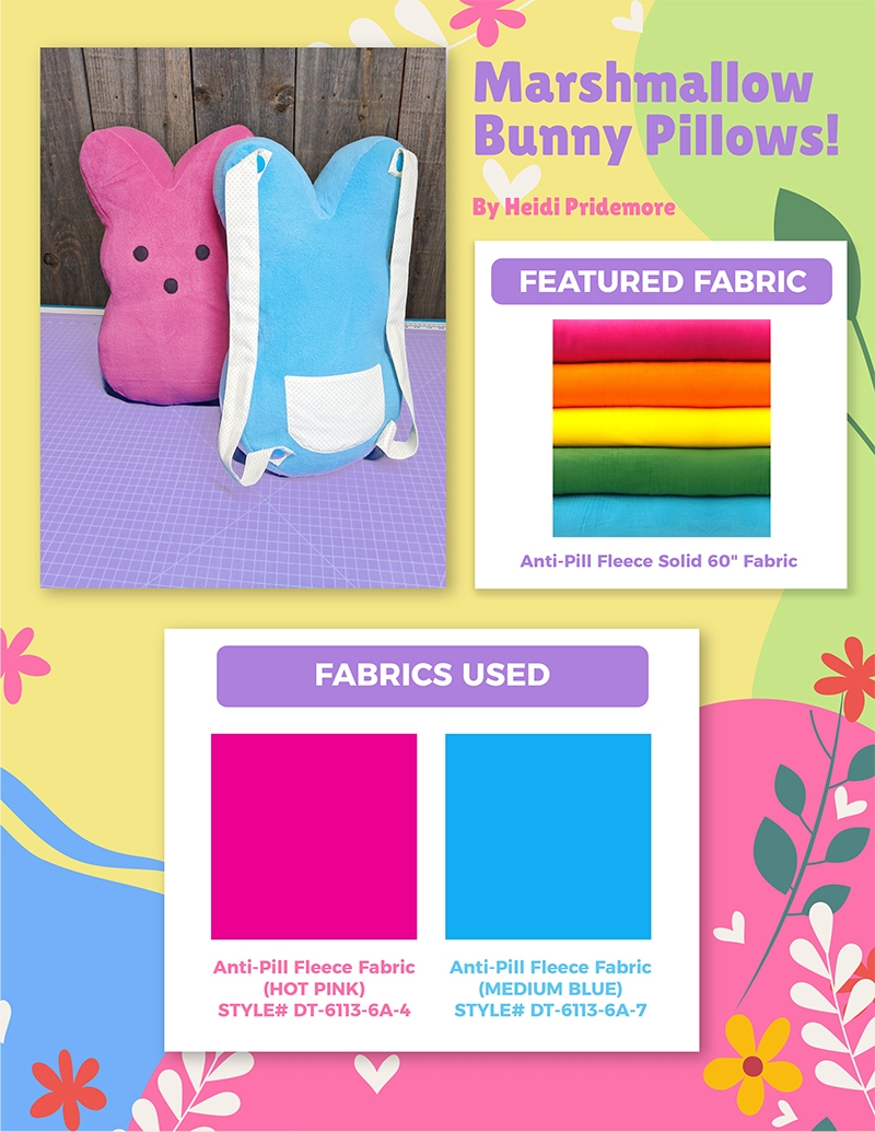 Marshmallow Bunny Pillows (Inedible)