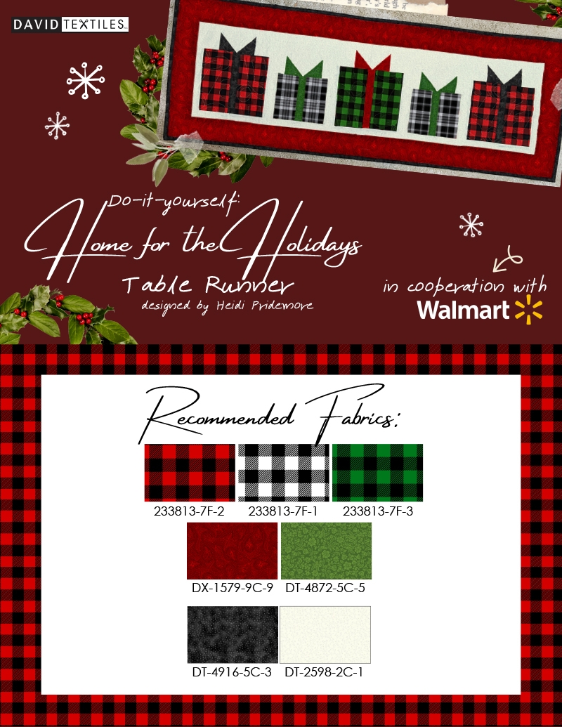Holiday Table Runner - for a Festive Christmas Table! 